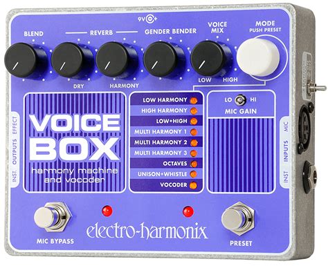 electro harmonix voice box gender bender|electro Harmonix harmony machine.